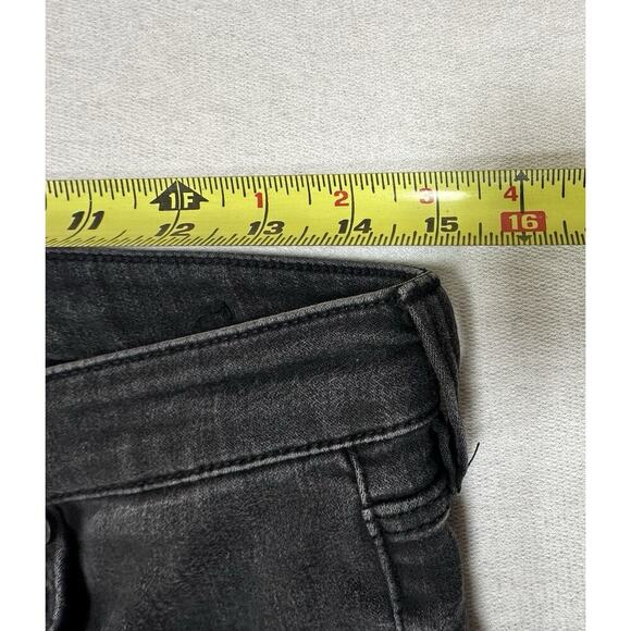 Liverpool Los Angeles Jeans Womens 10 Black The Crop Flare Stretch Dark Denim - Picture 3 of 12